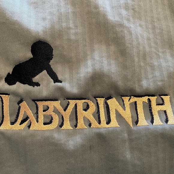 The LABYRINTH Custom embroidered jacket / David Bowie winter teen  Medium 🎄 - Picture 10 of 14